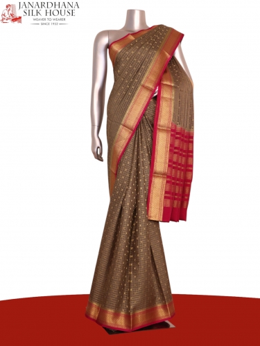 Pure Mysore Crepe Silk Saree